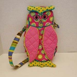 Sassy Pet Saks by Douglas Owl Quilted Purse